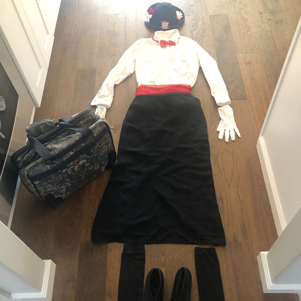 Homemade women's Mary Poppins Costume